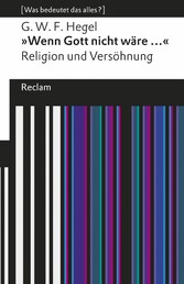 'Wenn Gott nicht wäre ...'. Religion und Versöhnung