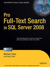 Pro Full-Text Search in SQL Server 2008