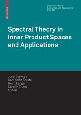 Spectral Theory in Inner Product Spaces and Applications