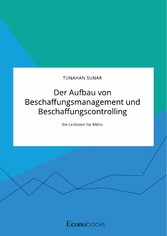 Der Aufbau von Beschaffungsmanagement und Beschaffungscontrolling