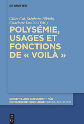 Polysémie, usages et fonctions de « voilà »