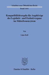 Kompatibilitätsregeln für Angehörige der Legislativ- und Exekutivorgane im Mehrebenensystem.