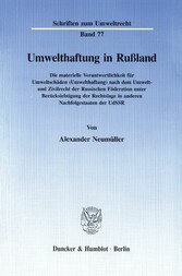 Umwelthaftung in Rußland.