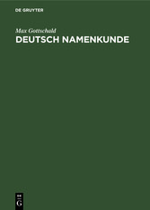 Deutsch Namenkunde