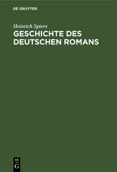 Geschichte des deutschen Romans