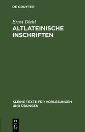 Altlateinische Inschriften