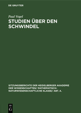 Studien über den Schwindel