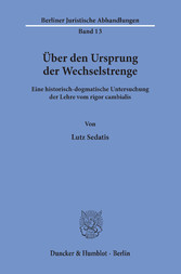 Über den Ursprung der Wechselstrenge.