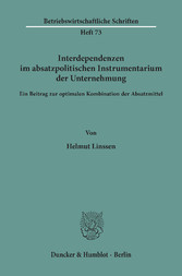 Interdependenzen im absatzpolitischen Instrumentarium der Unternehmung.