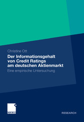 Der Informationsgehalt von Credit Ratings am deutschen Aktienmarkt