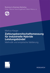 Zahlungsbereitschaftsmessung für industrielle Hybride Leistungsbündel