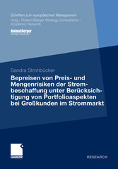 Bepreisen von Preis- und Mengenrisiken der Strombeschaffung unter Berücksichtigung von Portfolioaspekten bei Großkunden im Strommarkt