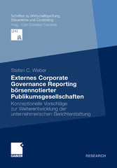 Externes Corporate Governance Reporting börsennotierter Publikumsgesellschaften