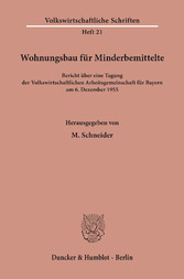 Wohnungsbau für Minderbemittelte.