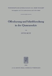 Offenbarung und Schriftforschung in der Qumransekte