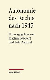 Autonomie des Rechts nach 1945