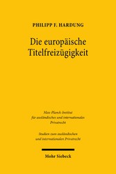 Die europäische Titelfreizügigkeit