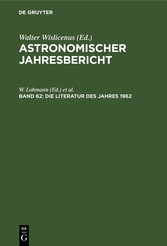 Die Literatur des Jahres 1962