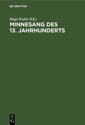 Minnesang des 13. Jahrhunderts