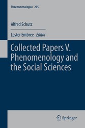 Collected Papers V. Phenomenology and the Social Sciences