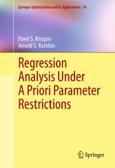 Regression Analysis Under A Priori Parameter Restrictions