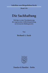 Die Sachhaftung.