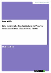 Eine statistische Clusteranalyse zur Analyse von Datensätzen. Theorie und Praxis