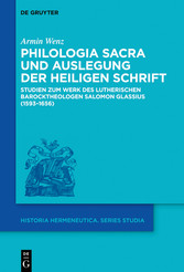 Philologia Sacra und Auslegung der Heiligen Schrift