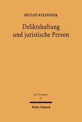 Deliktshaftung und juristische Person