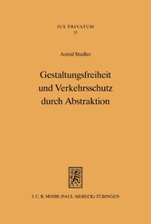 Gestaltungsfreiheit und Verkehrsschutz durch Abstraktion