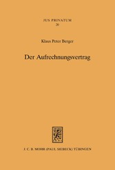 Der Aufrechnungsvertrag