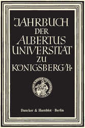 Jahrbuch der Albertus-Universität zu Königsberg/Pr.