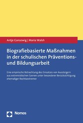 Biografiebasierte Maßnahmen in der schulischen Präventions- und Bildungsarbeit