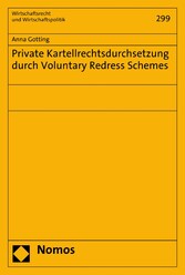 Private Kartellrechtsdurchsetzung durch Voluntary Redress Schemes