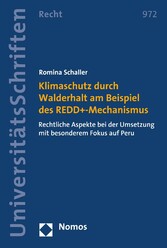 Klimaschutz durch Walderhalt am Beispiel des REDD+-Mechanismus