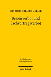 Beweisverbot und Sachvortragsverbot