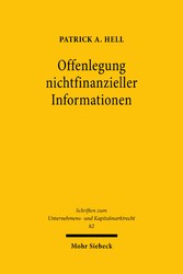 Offenlegung nichtfinanzieller Informationen