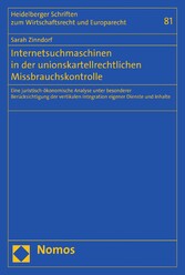 Internetsuchmaschinen in der unionskartellrechtlichen Missbrauchskontrolle