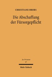 Die Abschaffung der Fürsorgepflicht