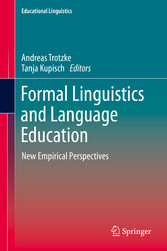 Formal Linguistics and Language Education