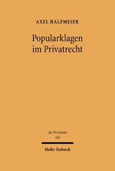 Popularklagen im Privatrecht