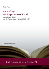 Die Anfänge von Kiepenheuer & Witsch