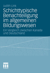 Schichttypische Benachteiligung im allgemeinen Bildungswesen