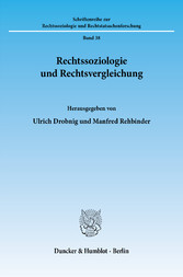 Rechtssoziologie und Rechtsvergleichung.