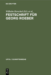 Festschrift für Georg Roeber