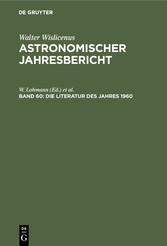 Die Literatur des Jahres 1960