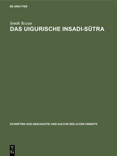 Das uigurische Insadi-S?tra