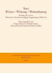 Text: Wissen - Wirkung - Wahrnehmung