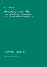 Der Koran des Abu l-'Ala'