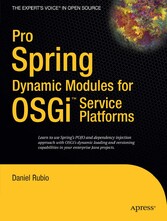 Pro Spring Dynamic Modules for OSGi  Service Platforms